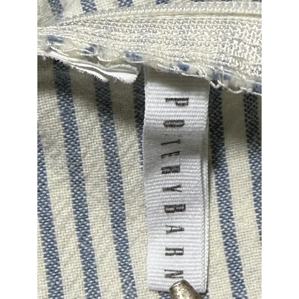 Pottery Barn Sham Set JAXSON Patchwork Quilted STANDARD Cotton Shams Farmhouse